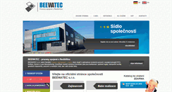 Desktop Screenshot of beewatec.cz